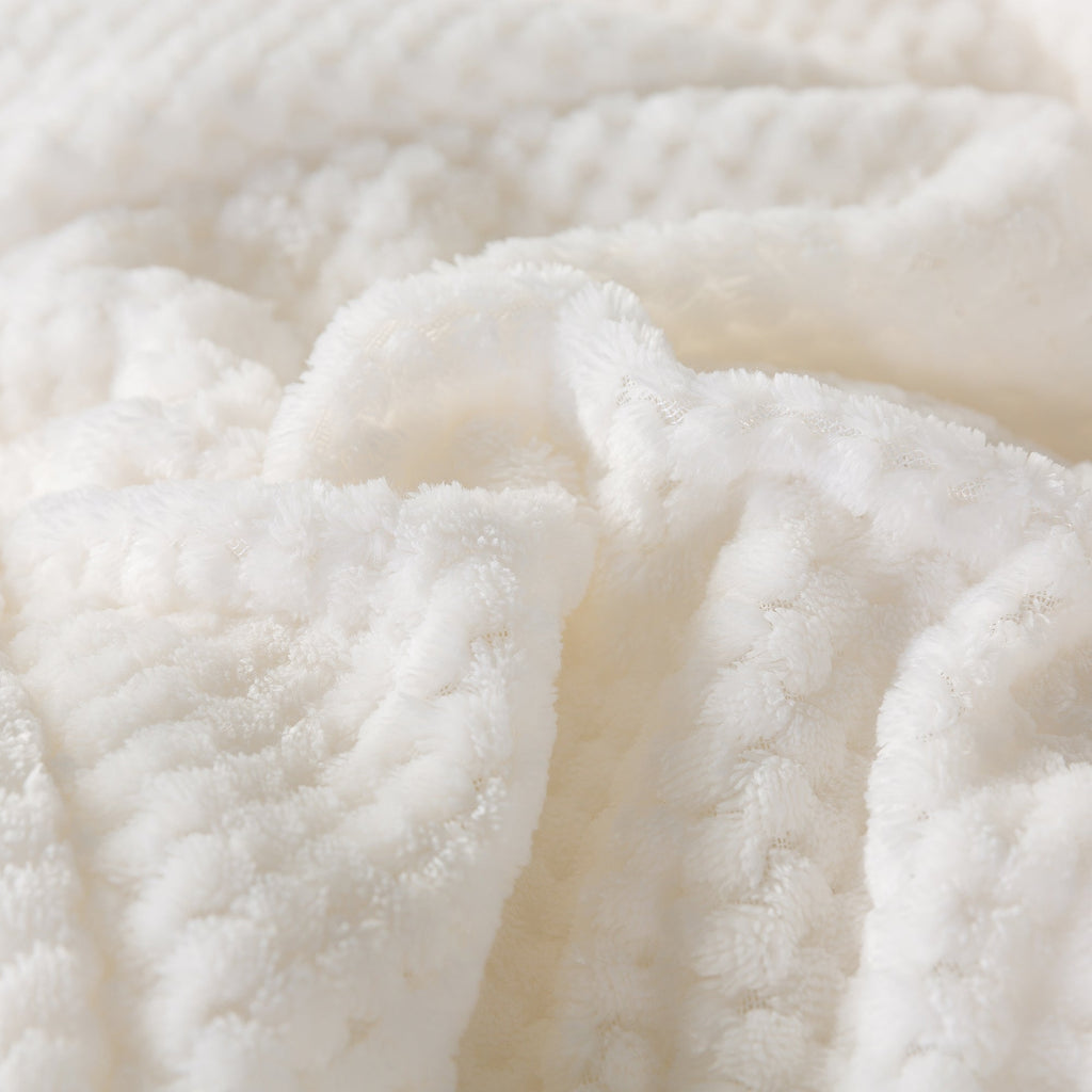 Kasentex Reversible All-Season Plush Comforter Set Twin/Queen/King - Warm Plush Bedding for Winter