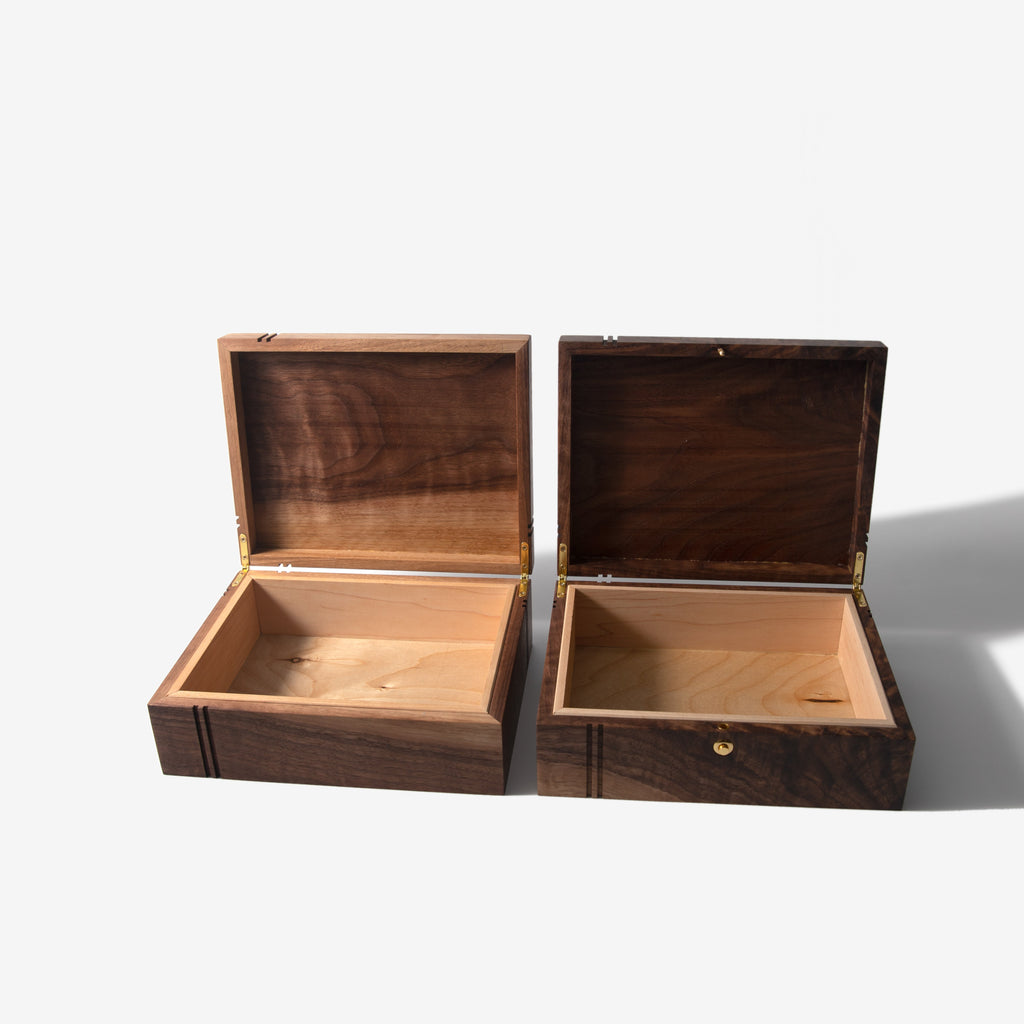 Keepsake Box - Black Walnut and Maple