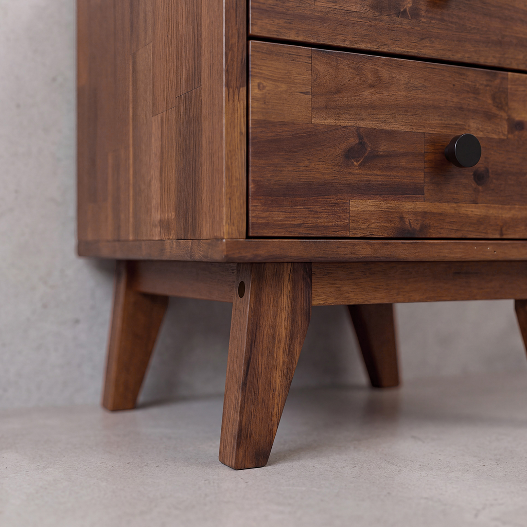 Silvia Solid Wood Nightstand